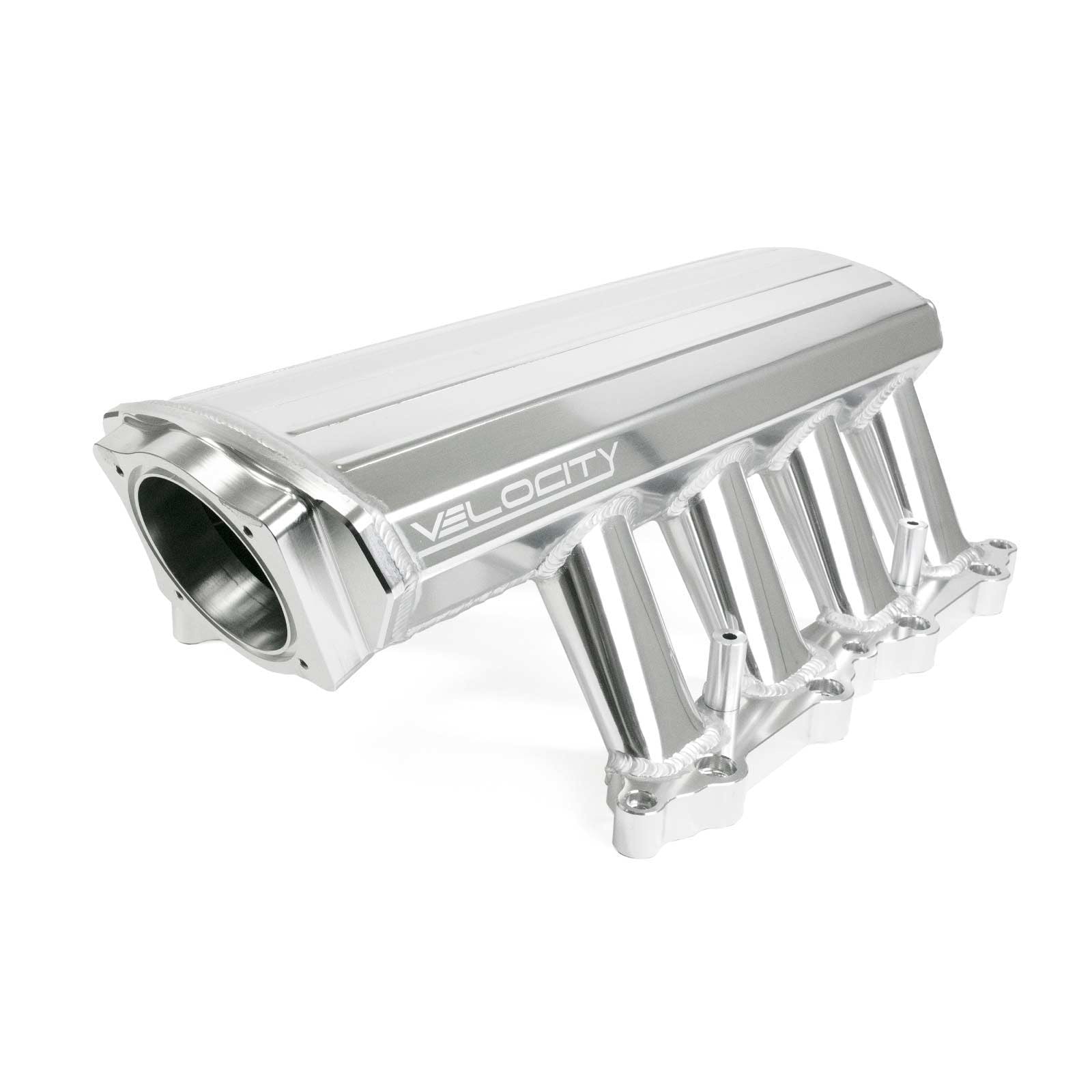 Top Street Performance 84050CA Aluminum Fabricated Intake Manifold, 102mm, Clear Anodized