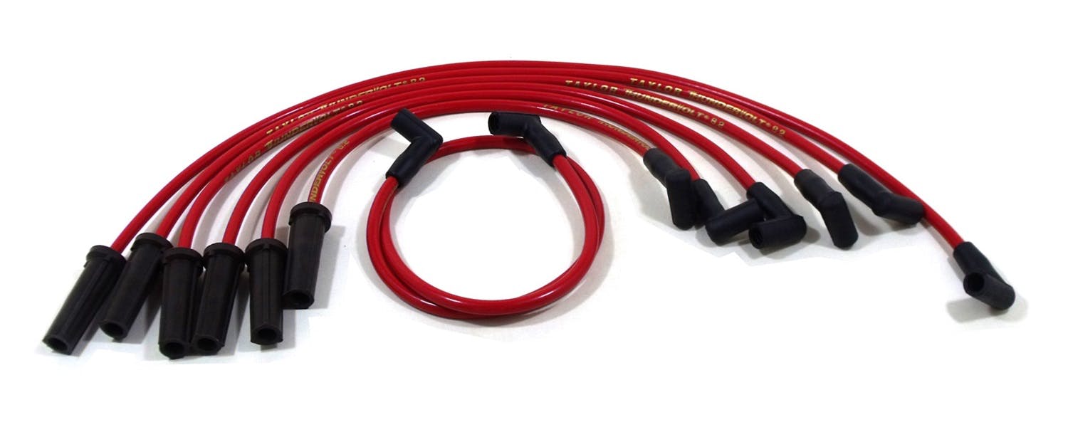 Taylor Cable Products 84275 Thundervolt 8.2 custom 6 cyl red