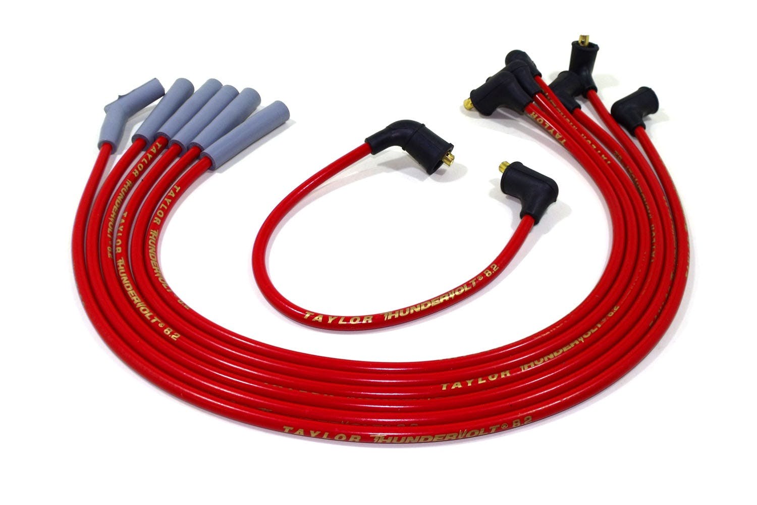 Taylor Cable Products 84290 Thundervolt 8.2 custom 6 cyl red