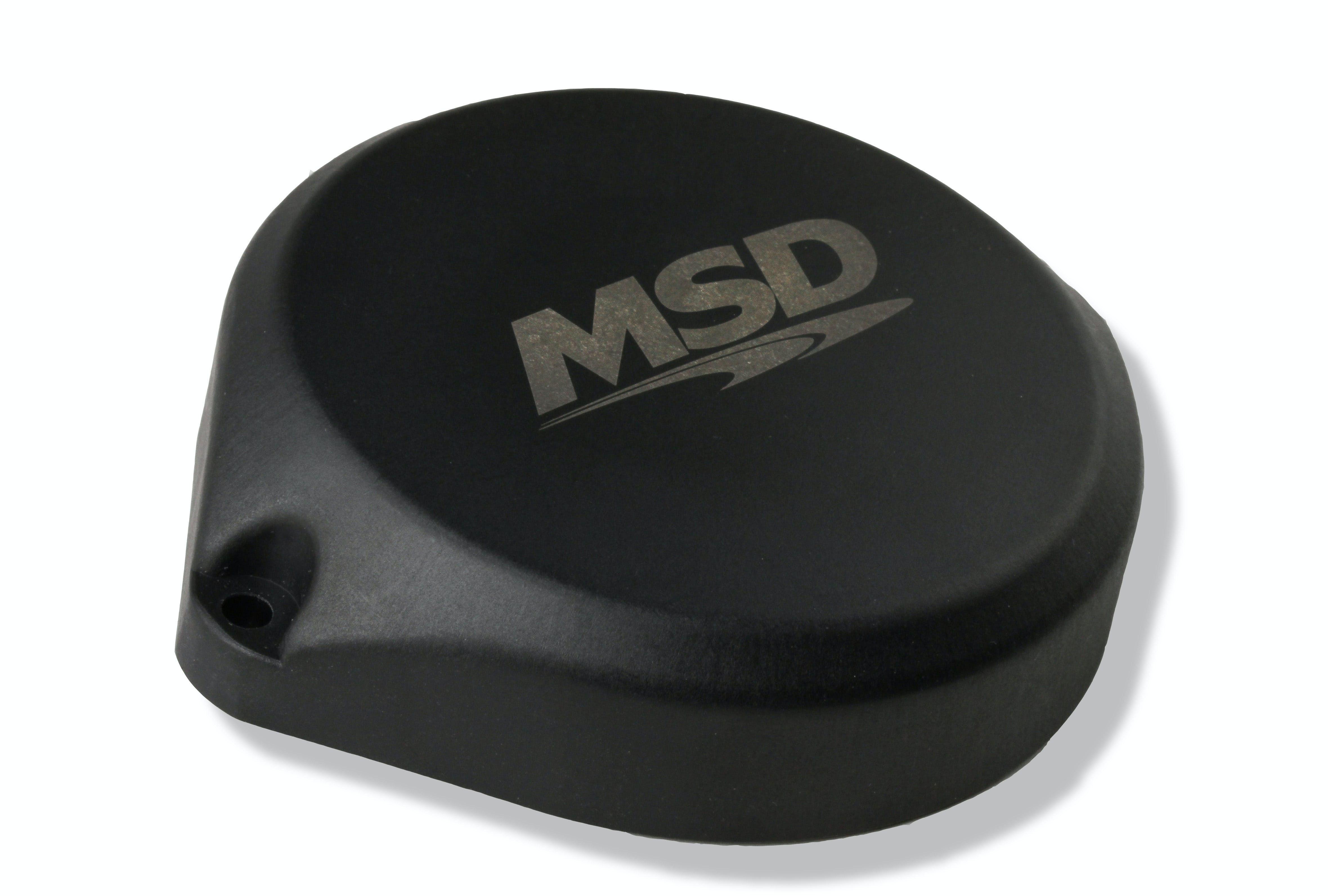 MSD Performance 84323 COP Blank Cap For Dual Sync Dist., Black