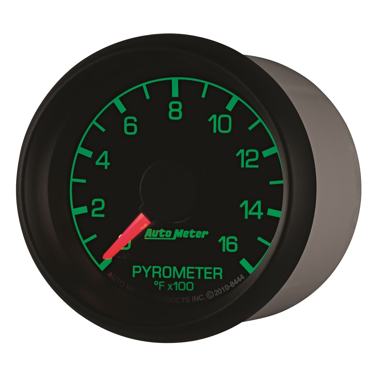AutoMeter Products 8444 GAUGE; PYROMETER (EGT); 2 1/16in.; 1600° F; STEPPER MOTOR; FORD FACTORY MATCH