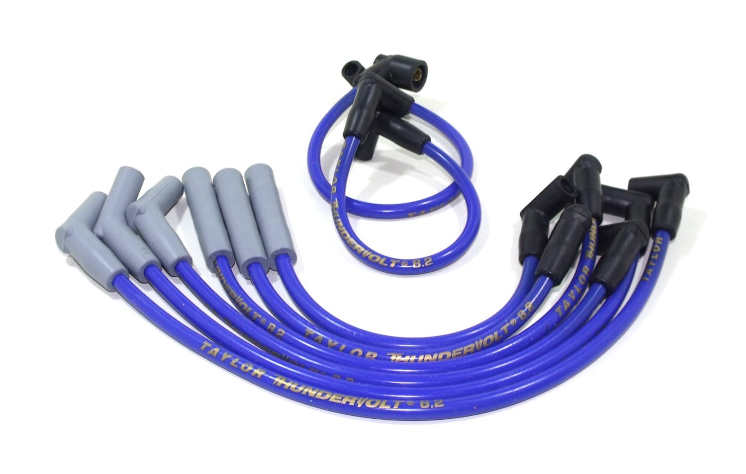 Taylor Cable Products 84666 Thundervolt 8.2 custom 6 cyl blue