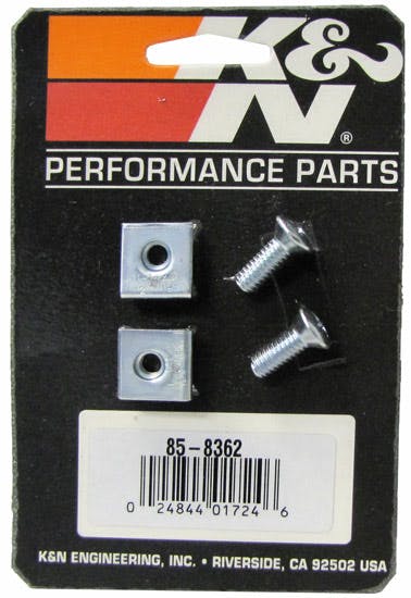 K&N 85-8362 1/4-20 Oval Screw and Clip Nut