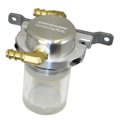 Moroso 85682 Small Body Air-Oil Separator (Universal, Clear Bottom)