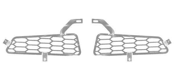 Putco 86168 Hex Style Bumper Grille Inserts Polished SS
