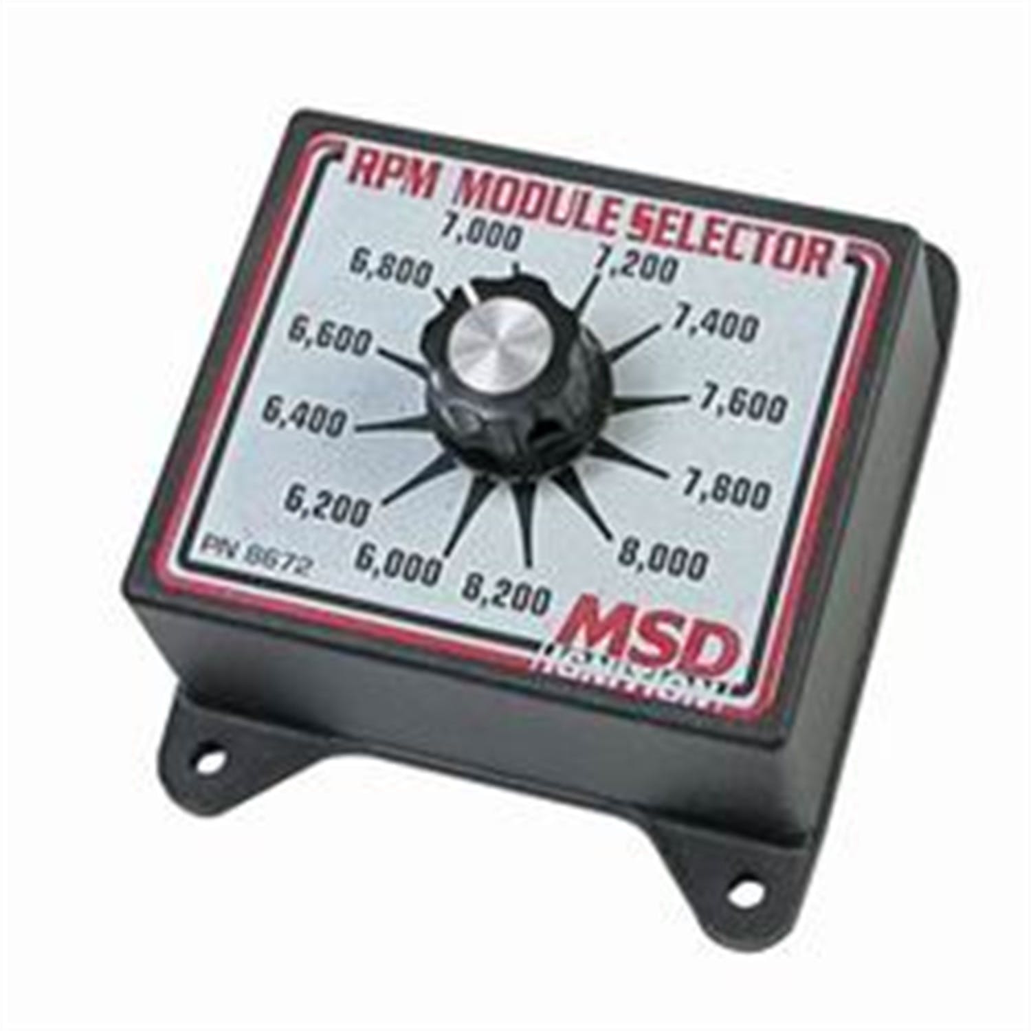 MSD Performance 8672 Selector Switch, 6.0K-8.2K
