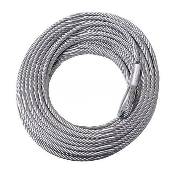Superwinch 87-42611 Replacement Wire Rope 7/32 diameter x 50 length for Terra 25/35