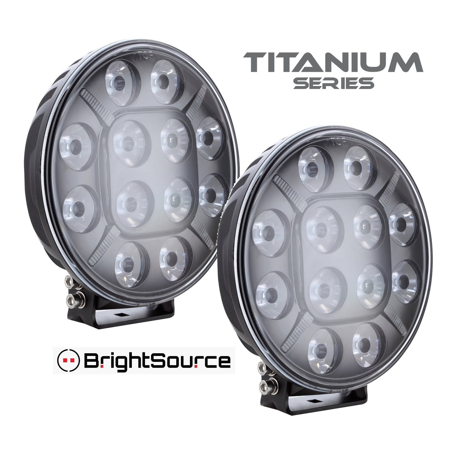 BrightSource 870092 Titanium Series LED Driving Light Kit