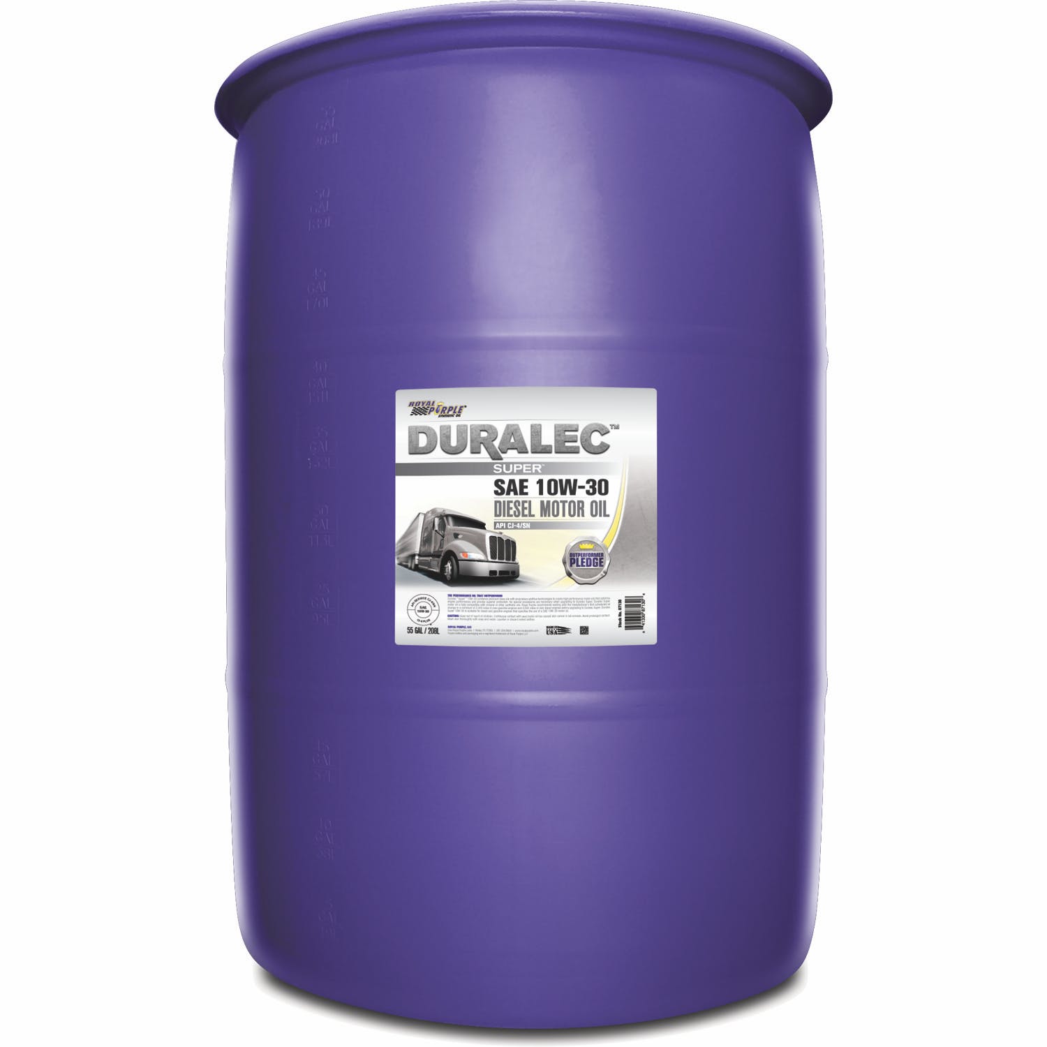 Royal Purple 87130 10W-30 CK-4 Duralec Super, 55 gal Drum