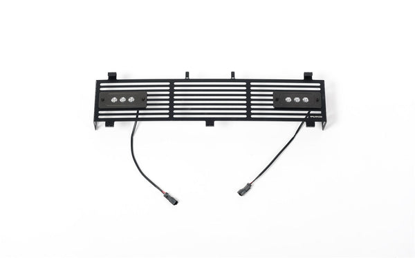 Putco 87165L-2 Stainless Steel Black Bar Design Bumper Insert w/ Qty 2 - 6 inch light bars