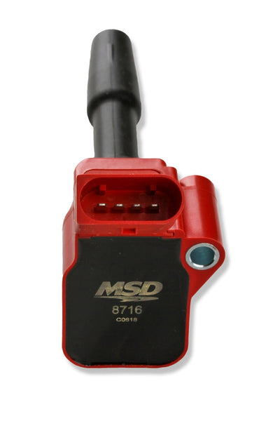 MSD Performance 8716 Coil, 13-18 VW / Audi 4 Cylinder, Red