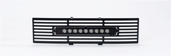 Putco 87182L EcoBoost Grille Black SS Bar and 10 inch Luminix Light Bar