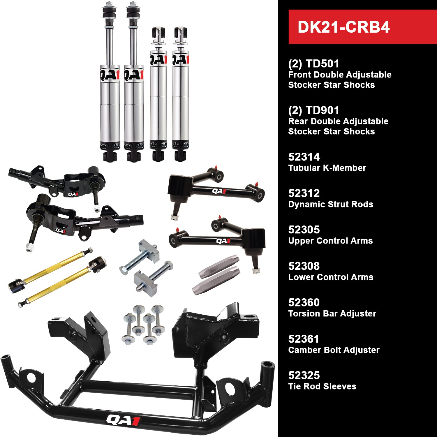 QA1 Drag Kit DK21-CRB4
