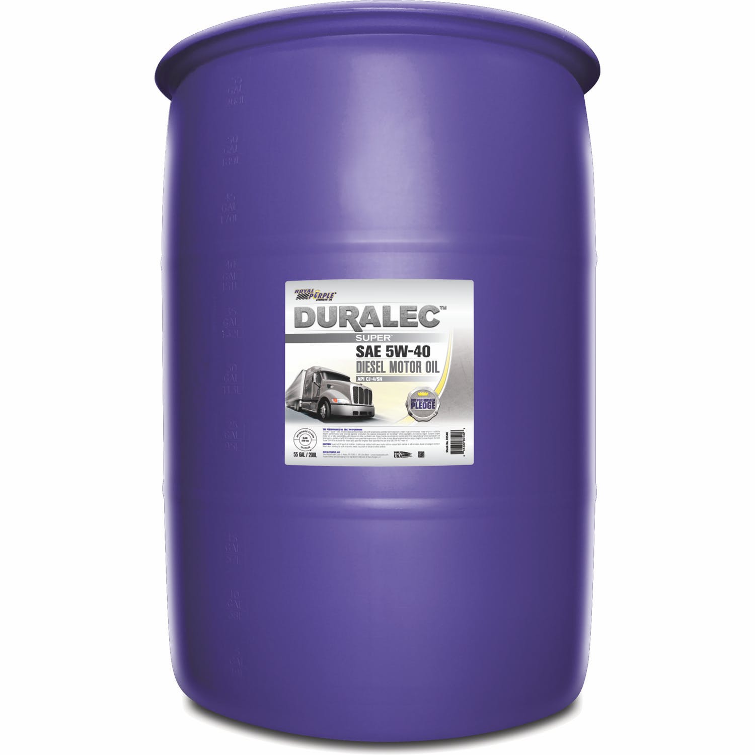 Royal Purple 87540 5W-40 CK-4 Duralec Super, 55 gal Drum