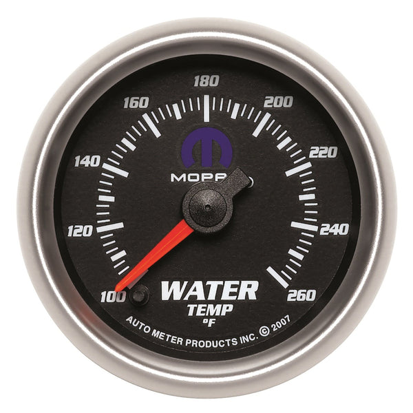 AutoMeter Products 880018 Gauge; Water Temp; 2 1/16in.; 100-260° F; Digital Stepper Motor; Black; Mopar
