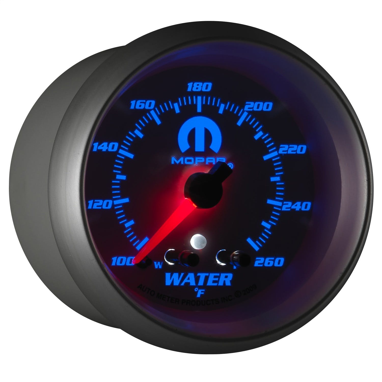AutoMeter Products 880250 MOPAR”¬« Electric Water Temperature Gauge 2 5/8 in. 100 - 260 Deg. F Full Sweep