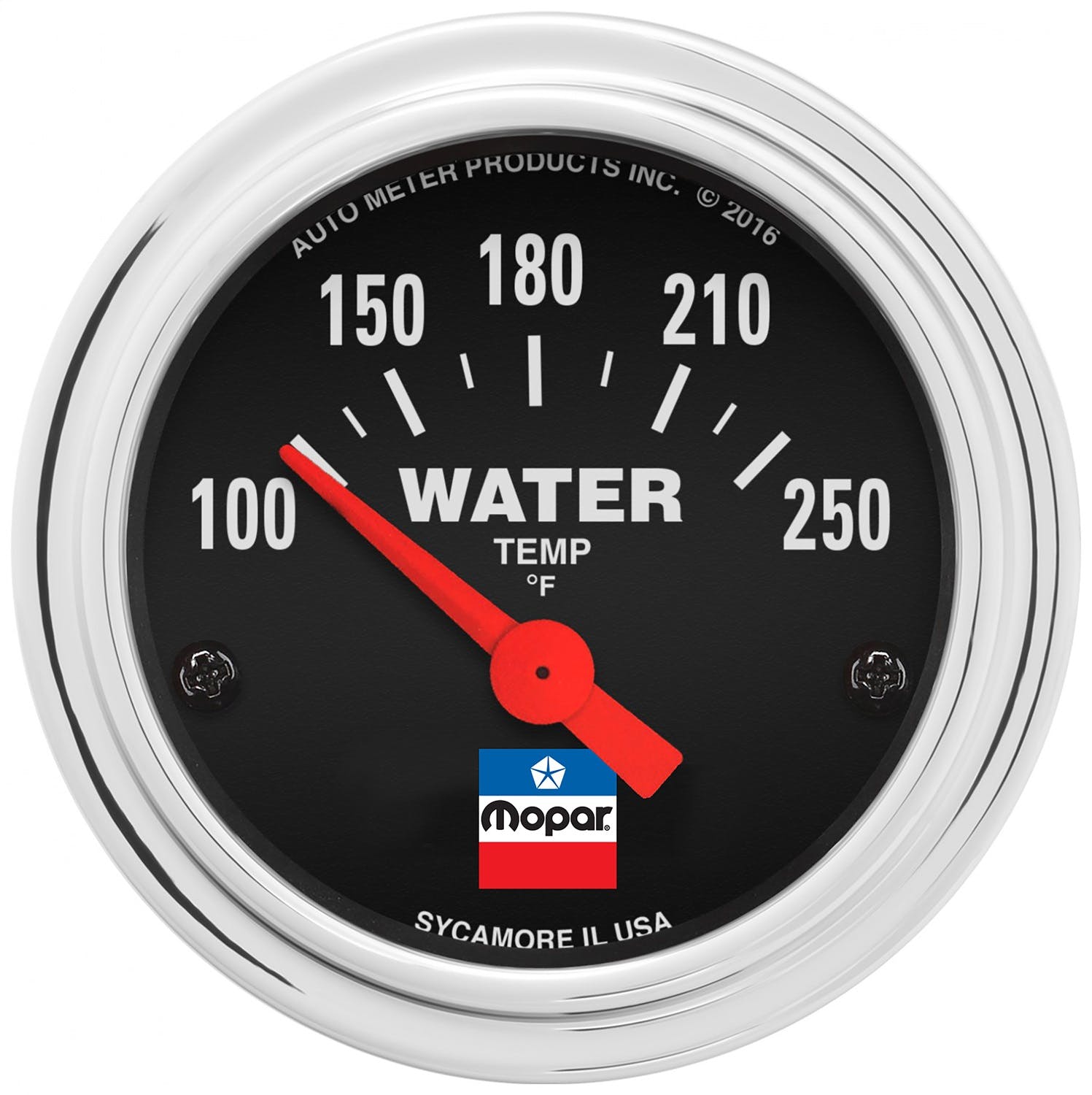 AutoMeter Products 880787 Water Temperature Gauge 2-1/16, 100-250° F Electric