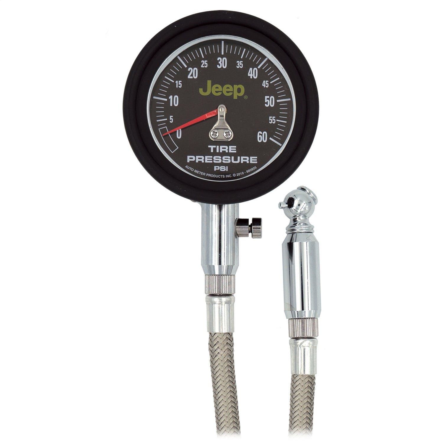 AutoMeter Products 880805 Tire Pressure Gauge, 0-60PSI, Jeep, Analog