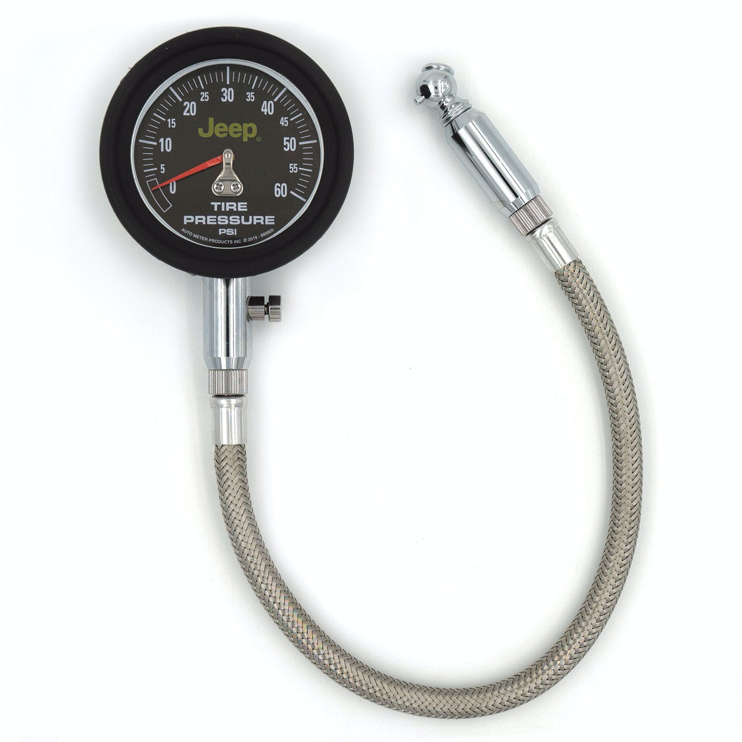 AutoMeter Products 880805 Tire Pressure Gauge, 0-60PSI, Jeep, Analog