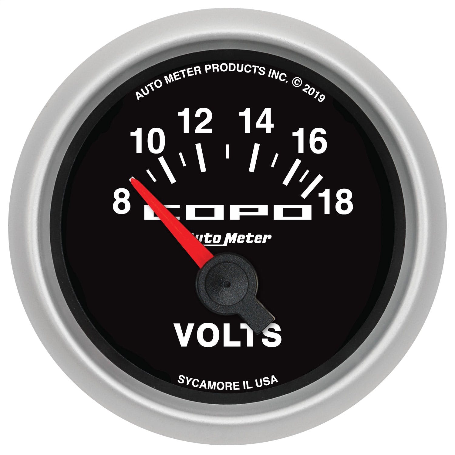 AutoMeter Products 880874 Voltmeter Gauge, 2 1/16 18V, Electric, COPO