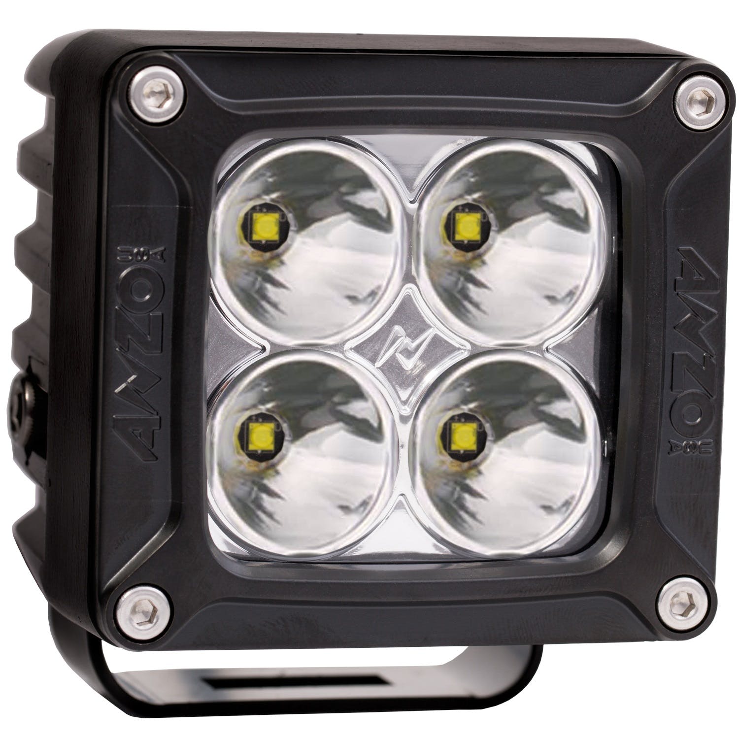 AnzoUSA 881045 3"x 3" High Power LED Off Road Spot Light with Harness