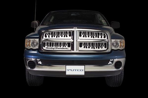 Putco 89100 Flaming Inferno Stainless Steel Grilles