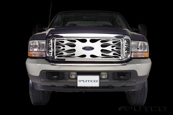 Putco 89105 Flaming Inferno Stainless Steel Grilles
