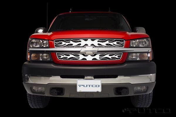 Putco 89137 Flaming Inferno Stainless Steel Grilles