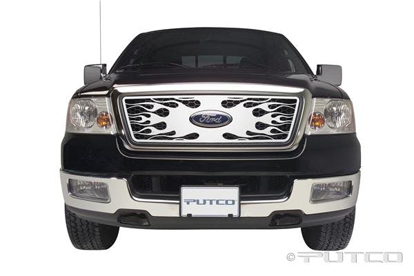 Putco 89142 Flaming Inferno Stainless Steel Grilles