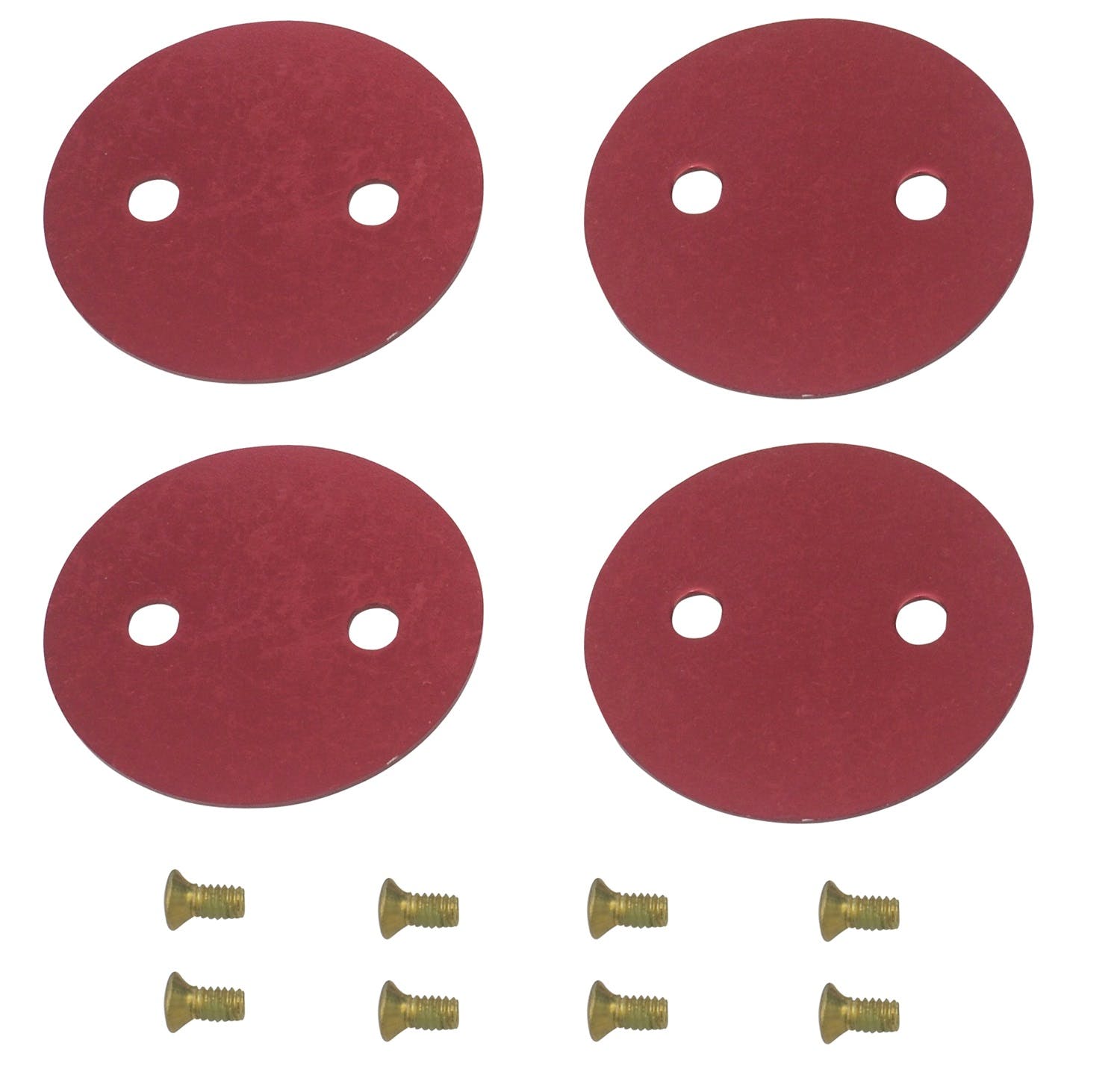 Quick Fuel Technology 9-228RQFT 2 Throttle Plates Red