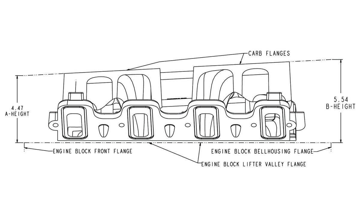 Holley EFI Engine Intake Manifold 300-121BK