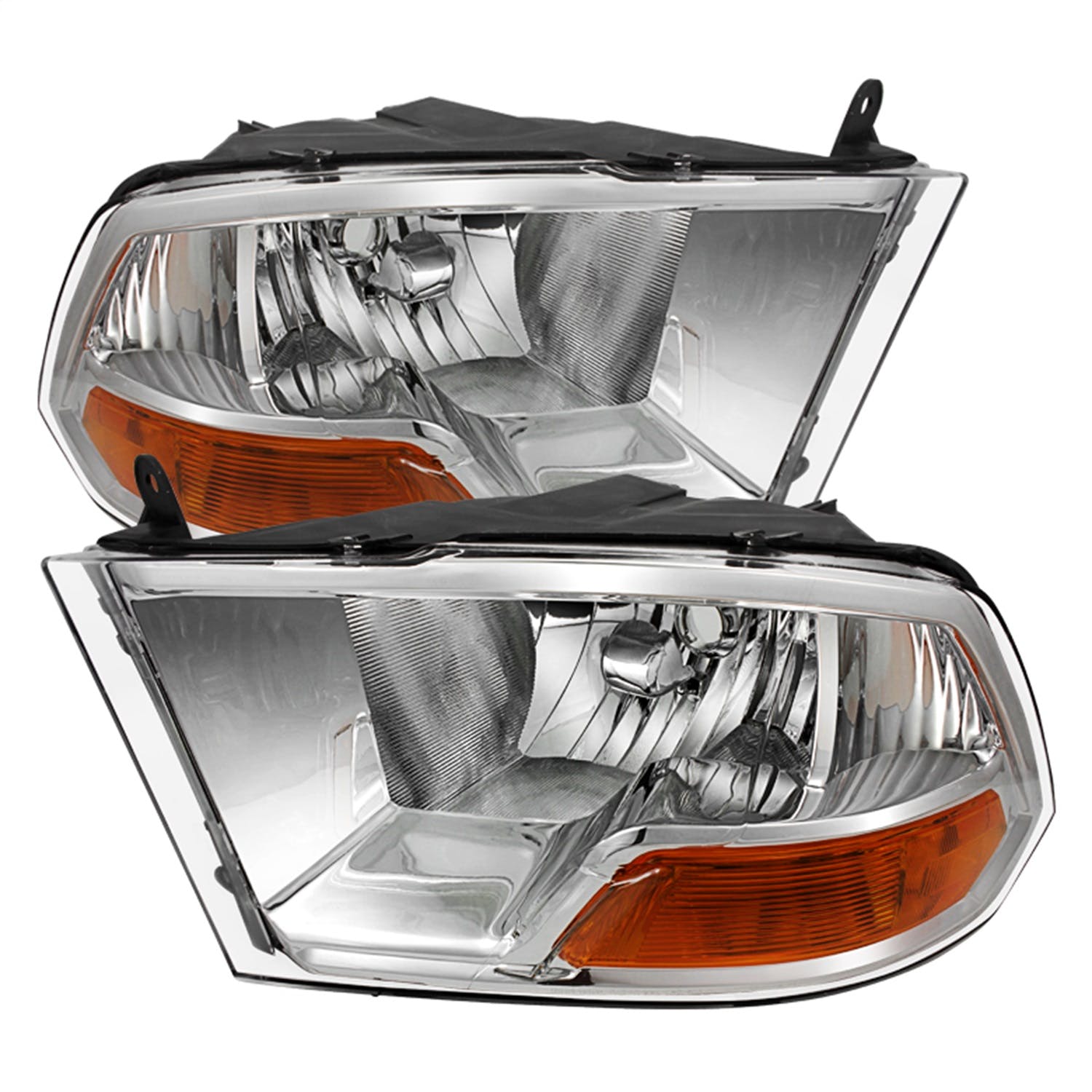 XTUNE POWER 9022937 Dodge Ram 1500 09 12 ( Non Quad Headlights ) Crystal Headlights Chrome