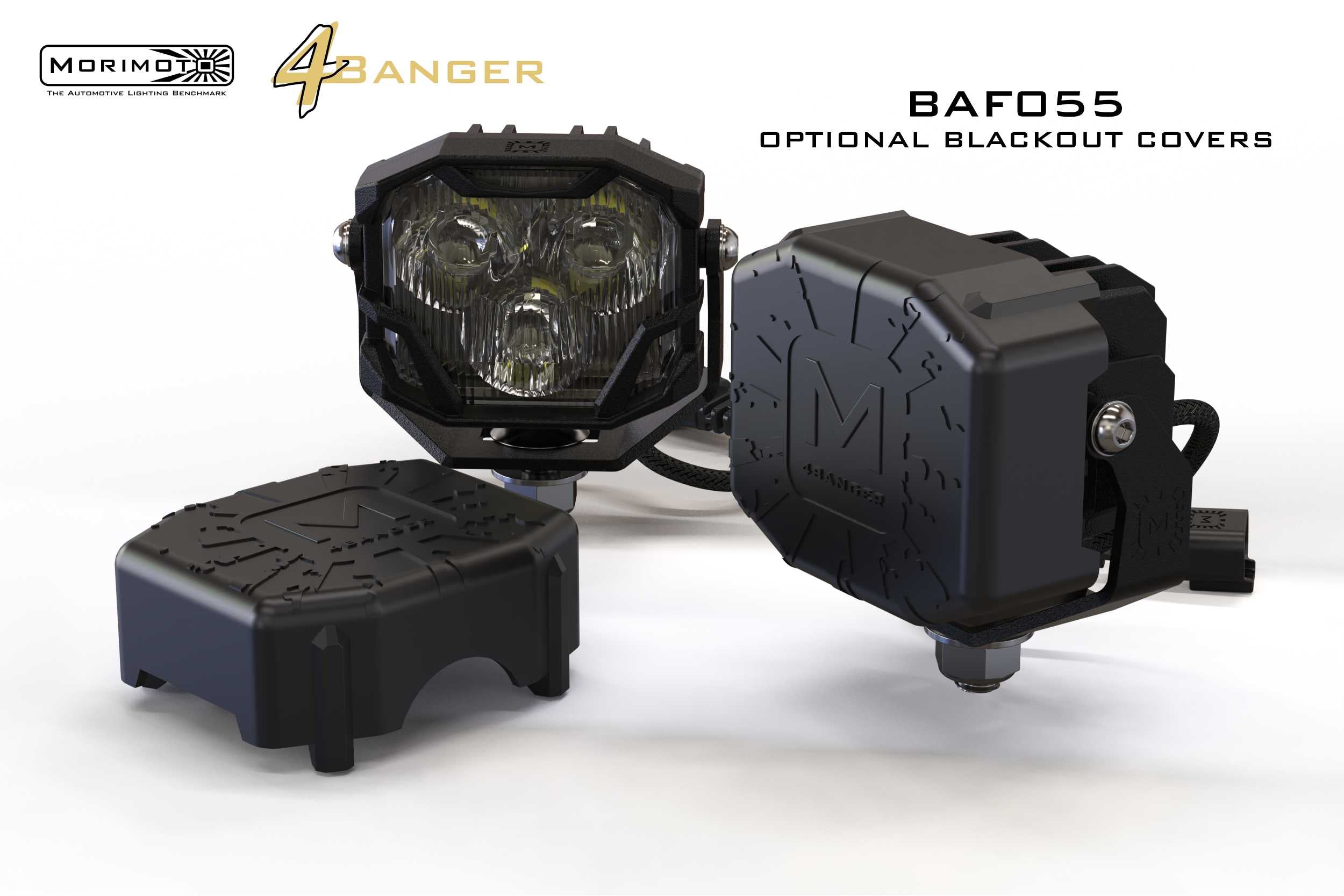 Morimoto 4Banger HXB LED Pods (Combo / Yellow)(Set) BAF010