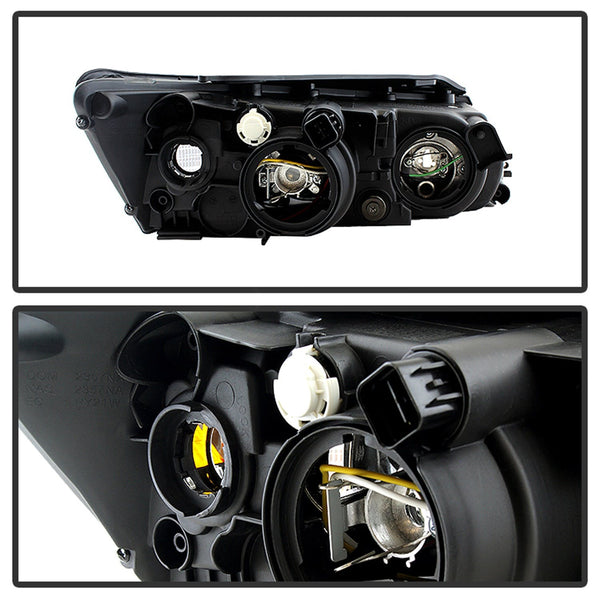 XTUNE POWER 9029677 Hyndai Sonata 2006 2008 OEM Style Headlights Black