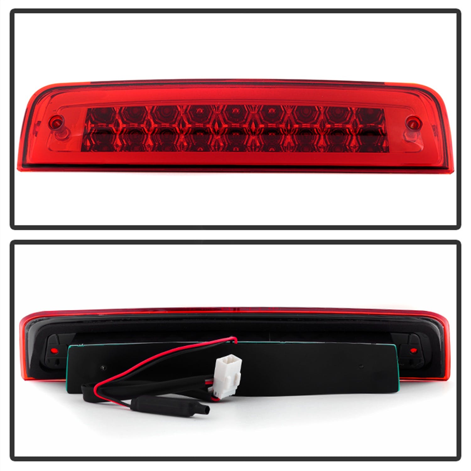 XTUNE POWER 9036330 Dodge Ram 1500 09 15 2500 3500 10 16 (not compatible with backup camera on 3rd brake light) LED 3RD Brake Light Red