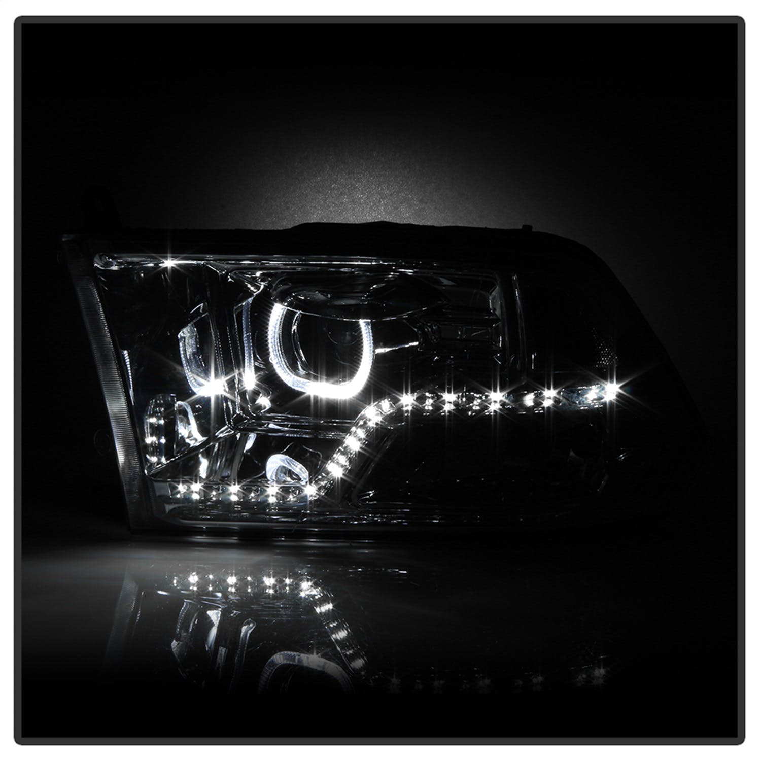 XTUNE POWER 9036743 Dodge Ram 1500 09 18 Ram 2500 3500 10 19 Projector Headlights Halogen Model Only ( Not Compatible With Factory Projector And LED DRL ) LED Halo Low Beam H9(Included) ; High Beam H9 ; Signal 3157(Not Included) Chrome