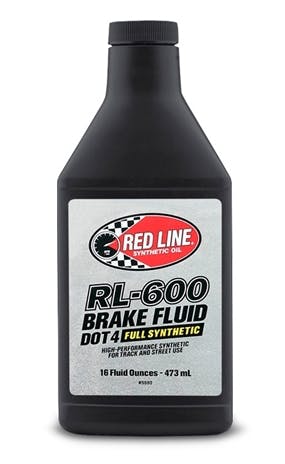 Red Line Oil 90402 Synthetic Brake Fluid DOT 4 RL-600 16oz Red Line Oil