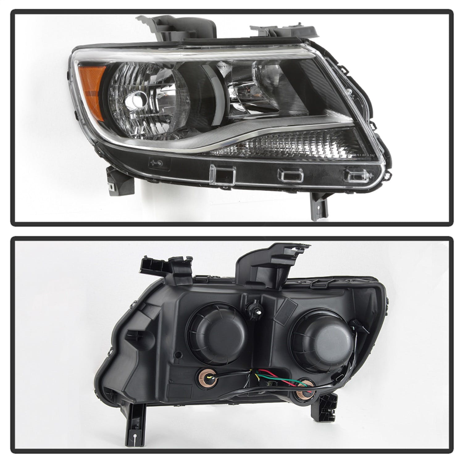 XTUNE POWER 9040542 Chevy Colorado 2015 2021 Halogen Models Only ( Does Not fit Xenon HID and Projector Models ) Passenger Side Headlight Low Beam H11(Included) ; High Beam 9005(Included) ; Signal 7444NA(Not Included) OEM Right