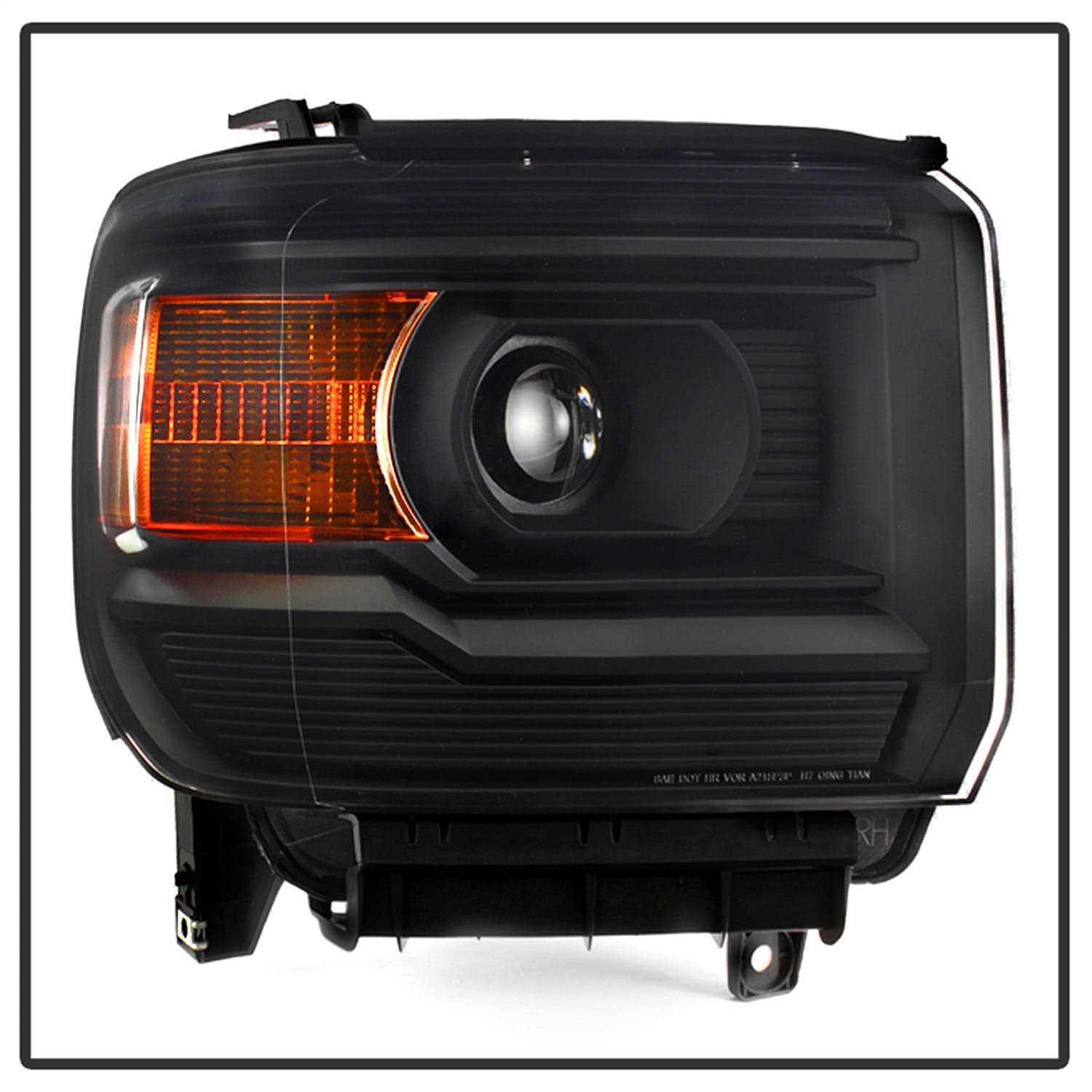 XTUNE POWER 9042423 GMC Sierra 1500 14 15 Sierra 2500HD 3500HD 2015 2019 Halogen Models ( Does Not Fit Factory HID Models ) OEM Style Headlights Low Beam H7(Included) ; High Beam H7(Included) ; Signal 7443(Not Included) Black