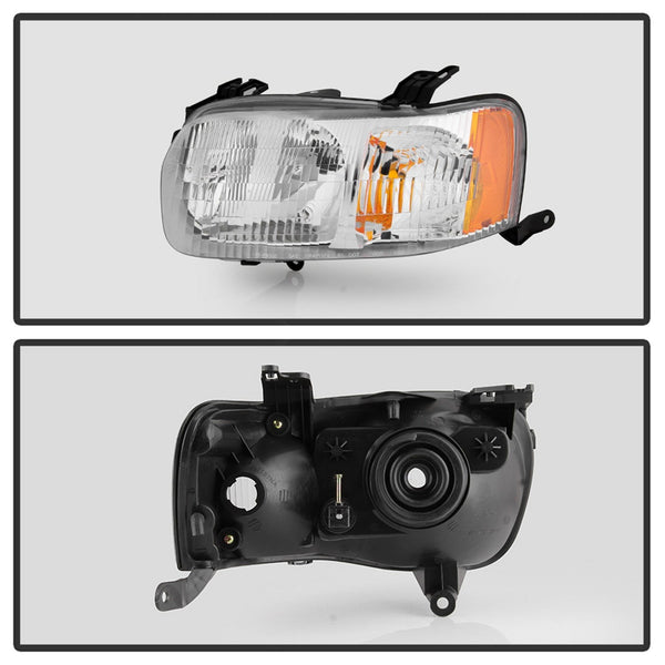 XTUNE POWER 9042607 Ford Escape 01 04 OEM Style Headlights Low Beam 9003(Not Included) ; High Beam 9003(Not Included) ; Signal 3157NA(Not Included) Chrome