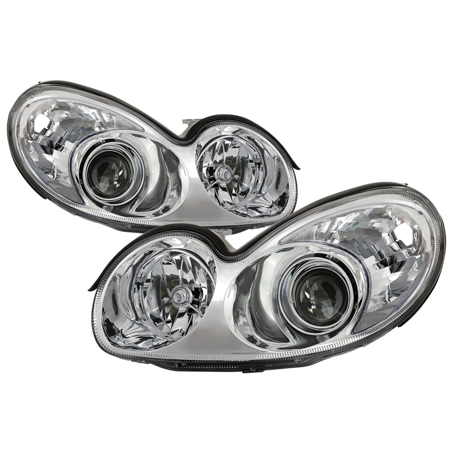 XTUNE POWER 9042744 Hyundai Sonata 02 05 OEM Style Headlights Low Beam H7(Not Included) ; High Beam H1(Not Included) ; Signal 2357A(Not Included) Chrome