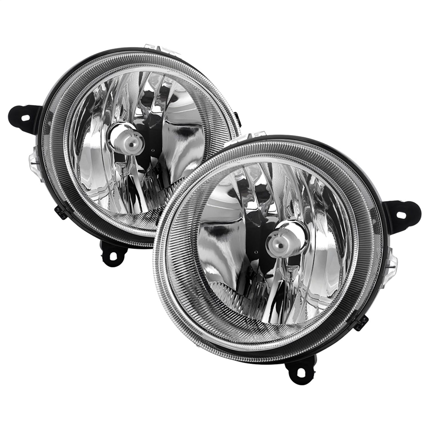 XTUNE POWER 9042751 Jeep Patriot 07 17 Jeep Compass 07 10 ( Does Not Fit Models With Automatic Leveling Headlights ) OEM Style Headlights Low Beam H13(Not Included) Chrome