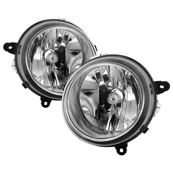 XTUNE POWER 9042751 Jeep Patriot 07 17 Jeep Compass 07 10 ( Does Not Fit Models With Automatic Leveling Headlights ) OEM Style Headlights Low Beam H13(Not Included) Chrome