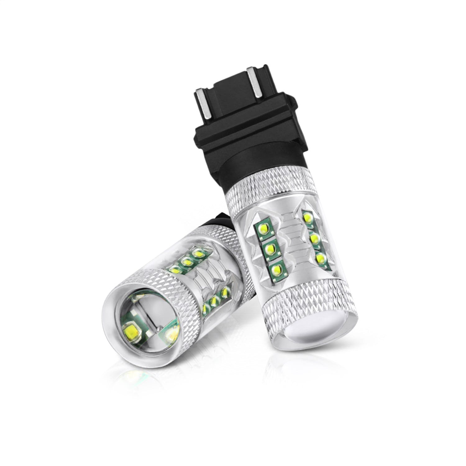 XTUNE POWER 9044465 Crisp and Radiant 16 x CREE Chip Machine Soldered Into Each Bulb White Color White 5500K 1 Pair 3156 3157