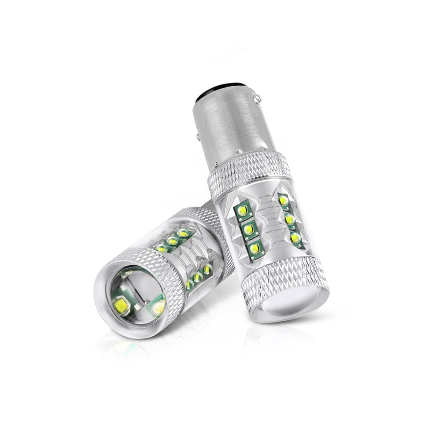 XTUNE POWER 9044717 Crisp and Radiant 16 x CREE Chip Machine Soldered Into Each Bulb White Color White 5500K 1 Pair 1157 BAY15D