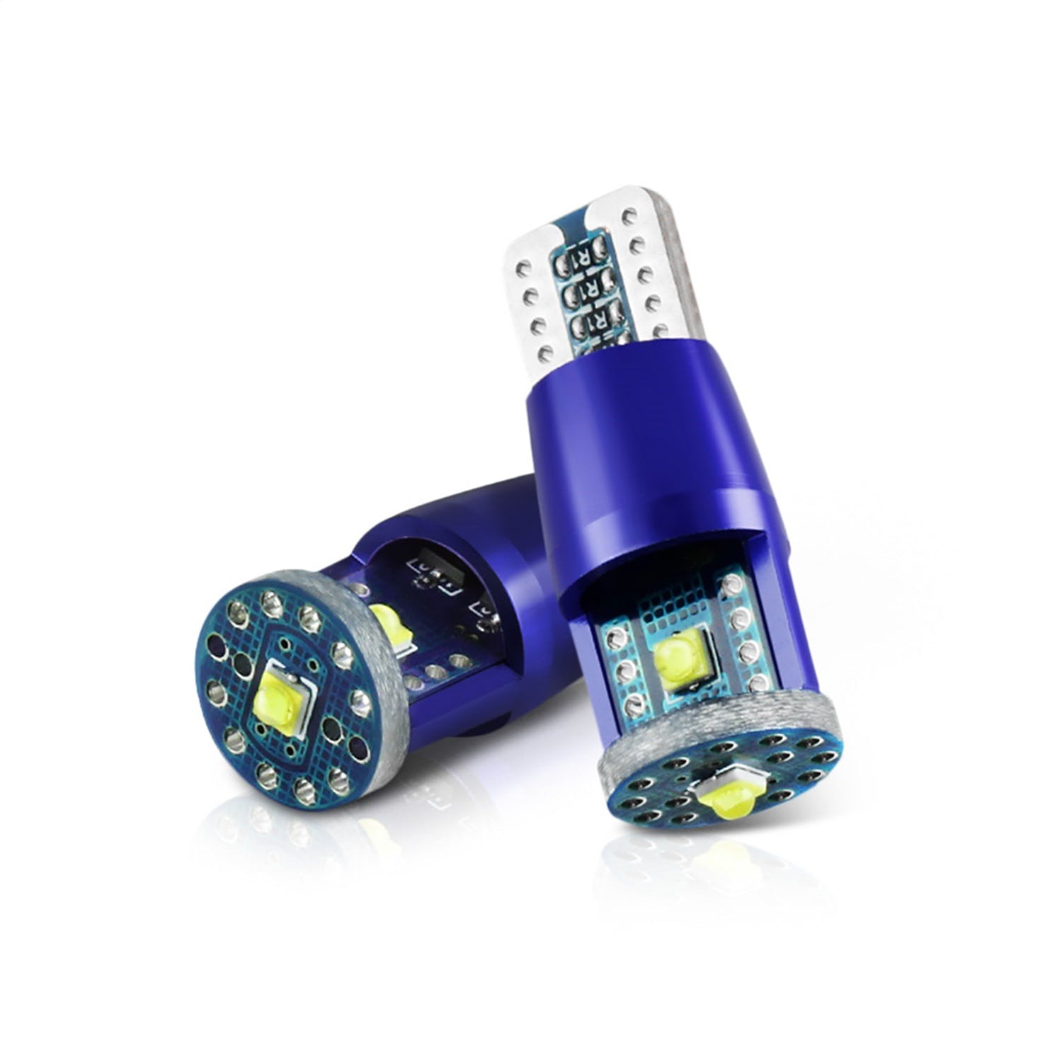 XTUNE POWER 9044847 Crisp and Radiant 3 x CREE Chip Machine Soldered Into Each Bulb White Color White 5500K 1 Pair T10 194