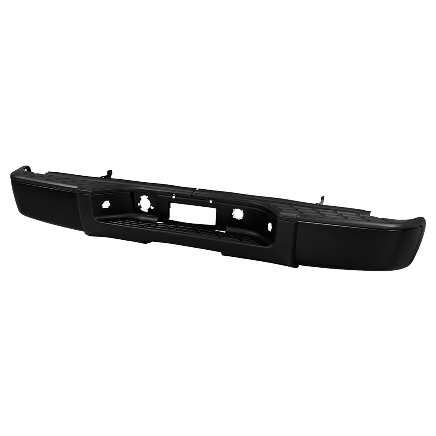 XTUNE POWER 9046919 OEM Style Steel Rear Bumper Black ( Brackets Hardware And Step Pads Included ) ( OEM Part # GM1103159 )