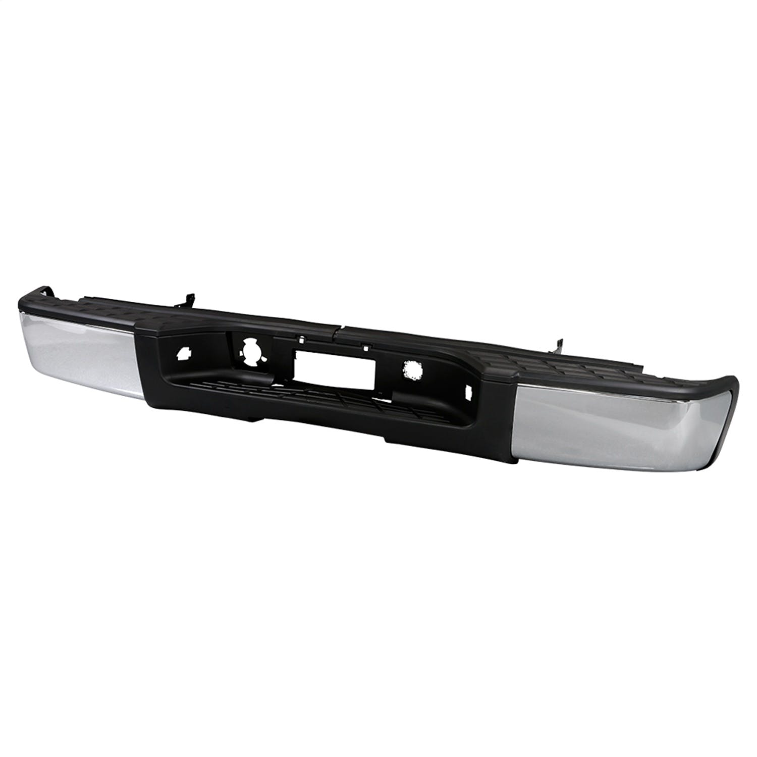 XTUNE POWER 9046926 OEM Style Steel Rear Bumper Chrome ( Brackets Hardware And Step Pads Included ) ( OEM Part # GM1103147 )
