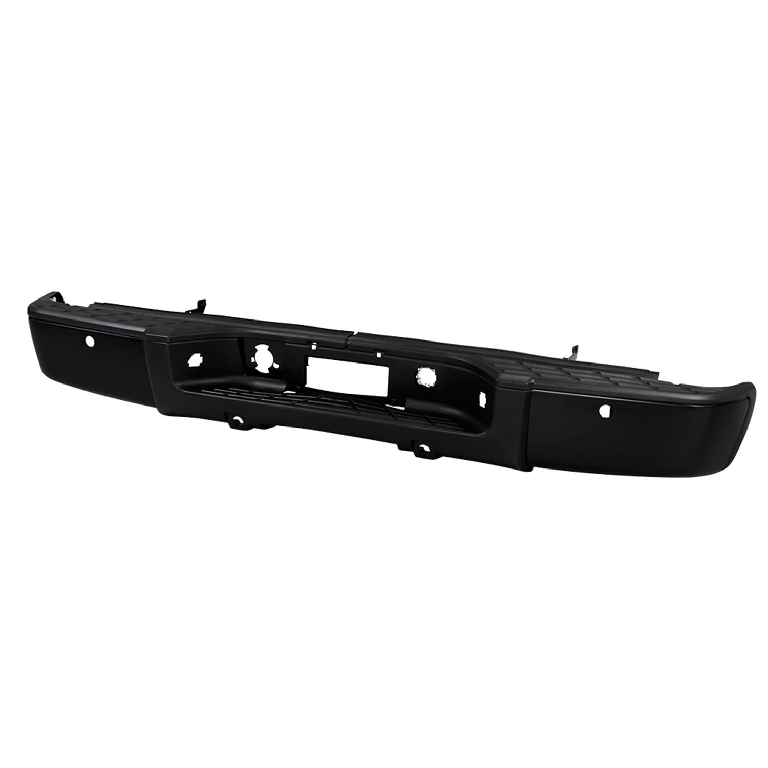 XTUNE POWER 9047091 OEM Style Steel Rear Bumper Black ( Brackets Hardware And Step Pads Included ) ( OEM Part # GM1103149 )