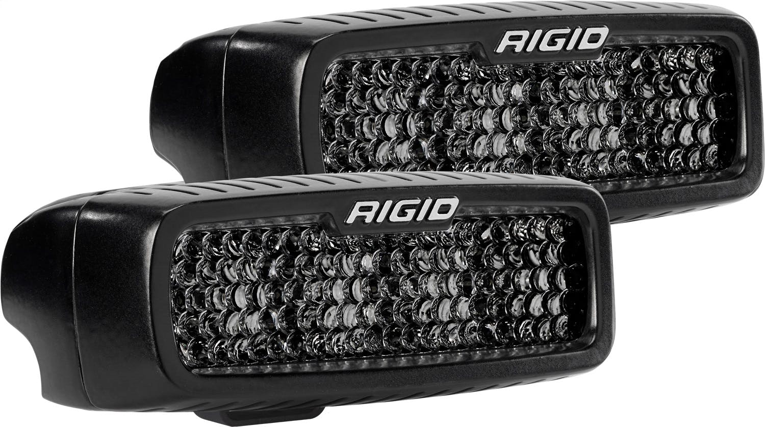 RIGID Industries 905513BLK SR-Q Series Pro Spot Diffused Midnight Surface Mount | Pair